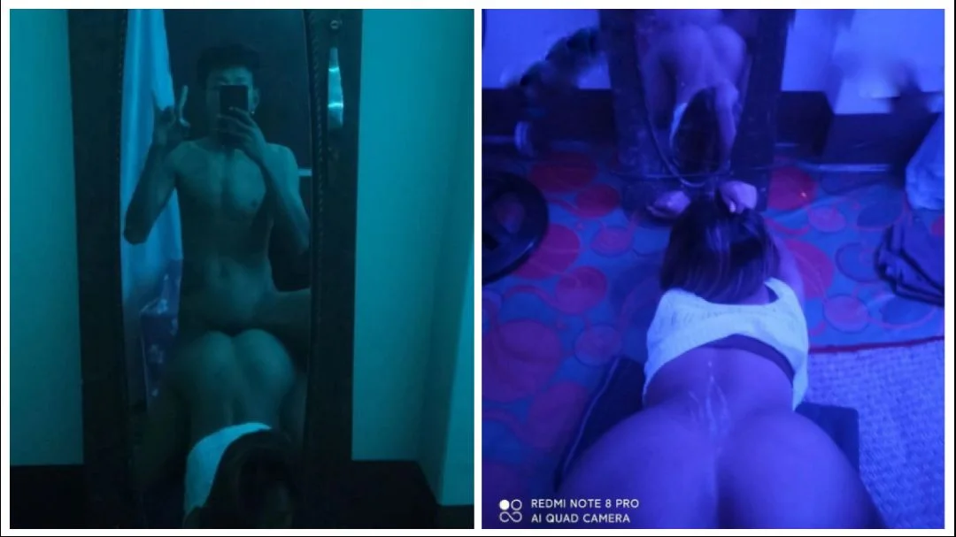 မှန်ထောင်ရိုက်ပြီး ဒေါ့ဂီကြုံးတဲ့lugyi app – Couple Fucked Cumshot Doggy Style In Front Of The Mirror